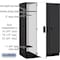 Salsbury Industries 1 Tier Designer Locker, 54"Wx76"Hx24"D, 3 Door, Black 18-21364BLK - alternate 7